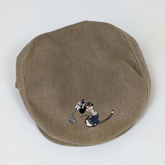 Disney Accessories Disney Golf Embroidered Mickey Golf Newsboy Hat